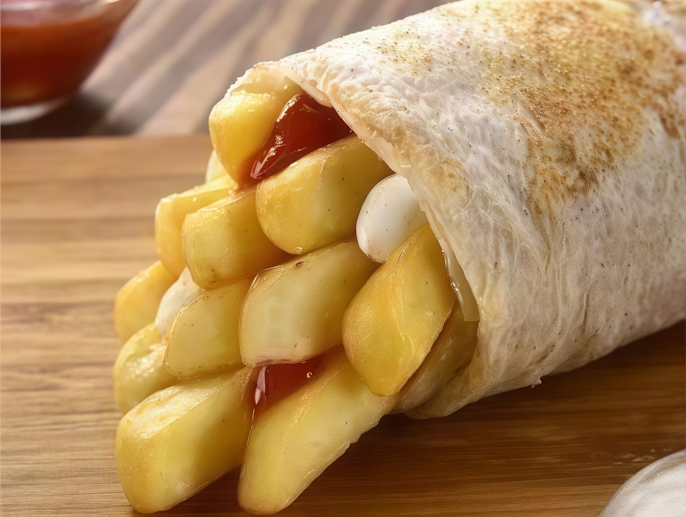 Syrian Potatoes Sandwich