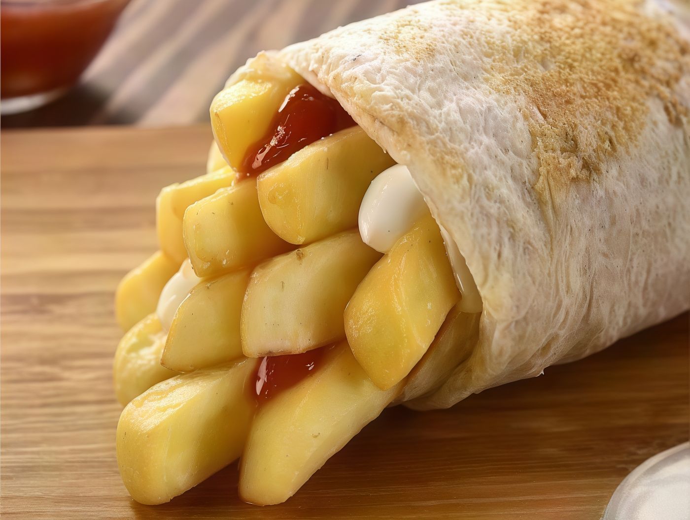 Potatoes With Cheese Sandwich