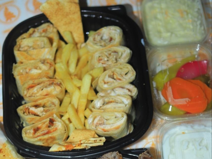 Arabic Double Chicken Shawarma Meal