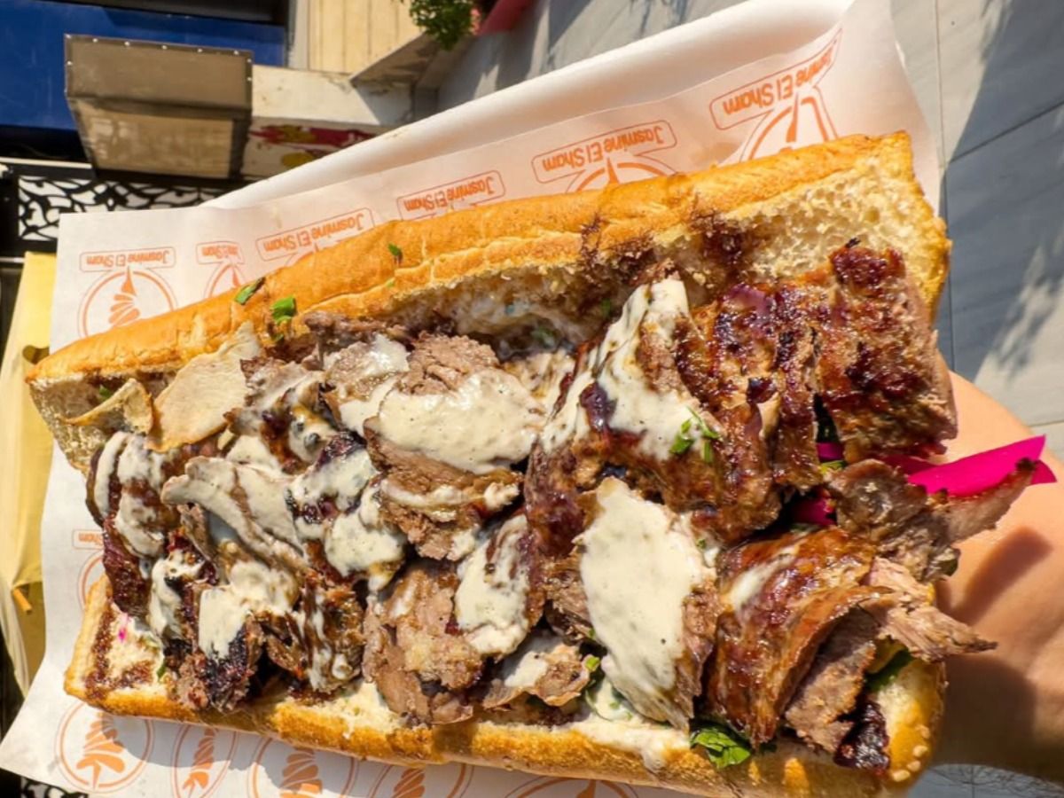 French Meat Shawarma Sandwich