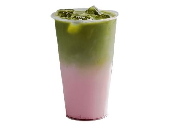 Strawberry Matcha Boba