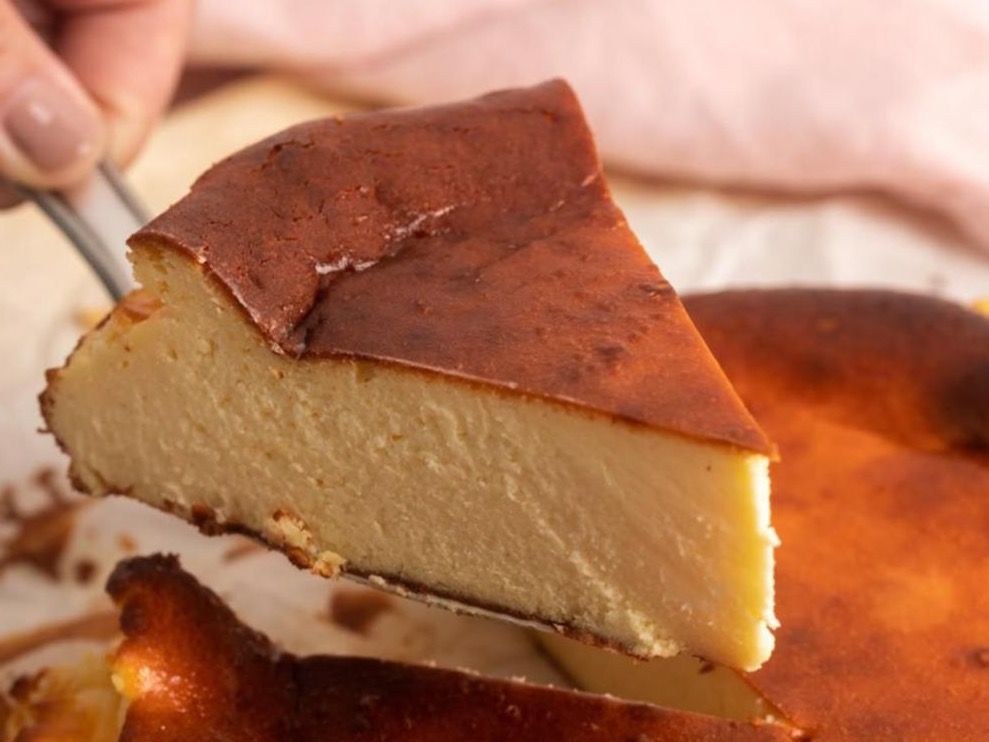 San Sebastian Ceesecake Slice
