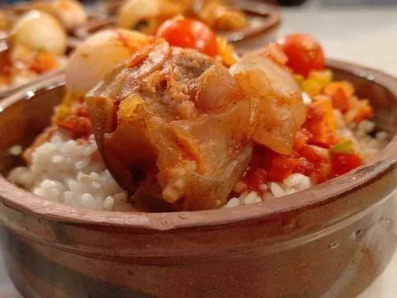 Kaware' Fatteh With Vinegar And Garlic
