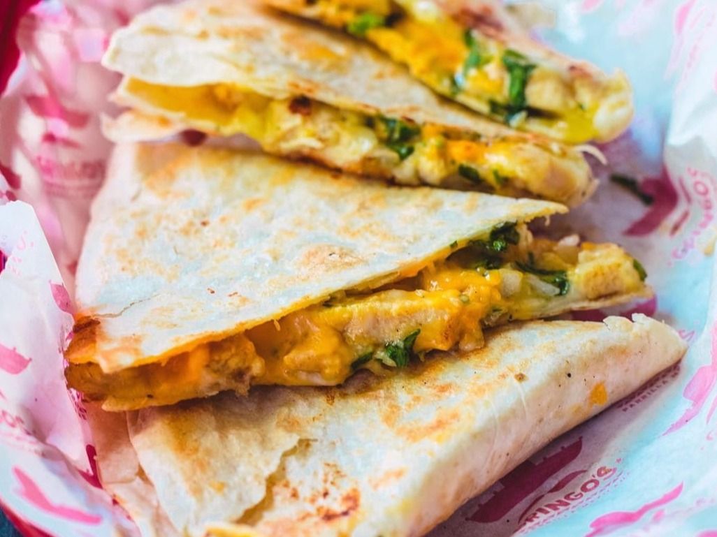 Street Shrimp Quesadilla