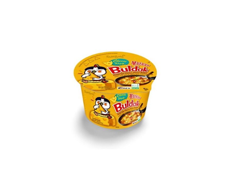 Samyang Cup Hot Cheese And Chicken Korean Ramen Noodles - 140 Gm