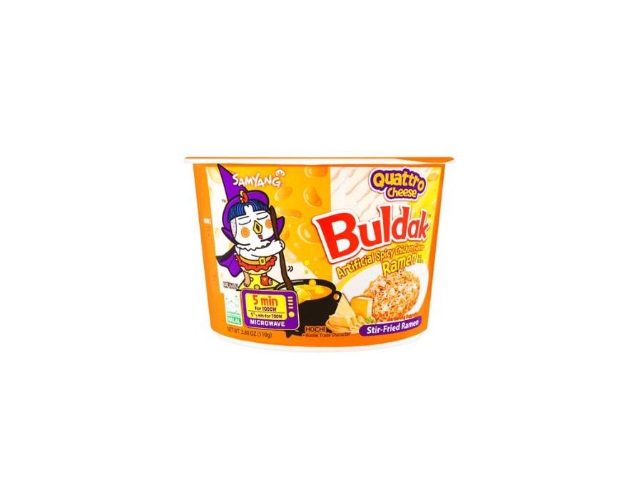 Samyang Cup Buldak Quattro Cheese Hot Chicken Flavor Ramen - 140 Gm