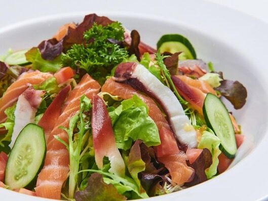 Salmon And Octpus Salad