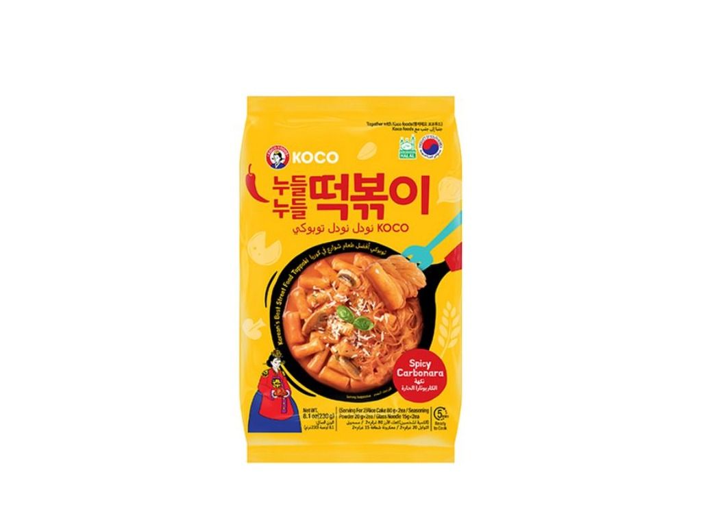 Koco Noodle Toppoki Spicy Carbonara Flavor 230gm