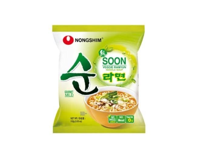 Nong Shim Soon Veggie Ramyun Ramen Nongshim Noodles Soup 112g Halal