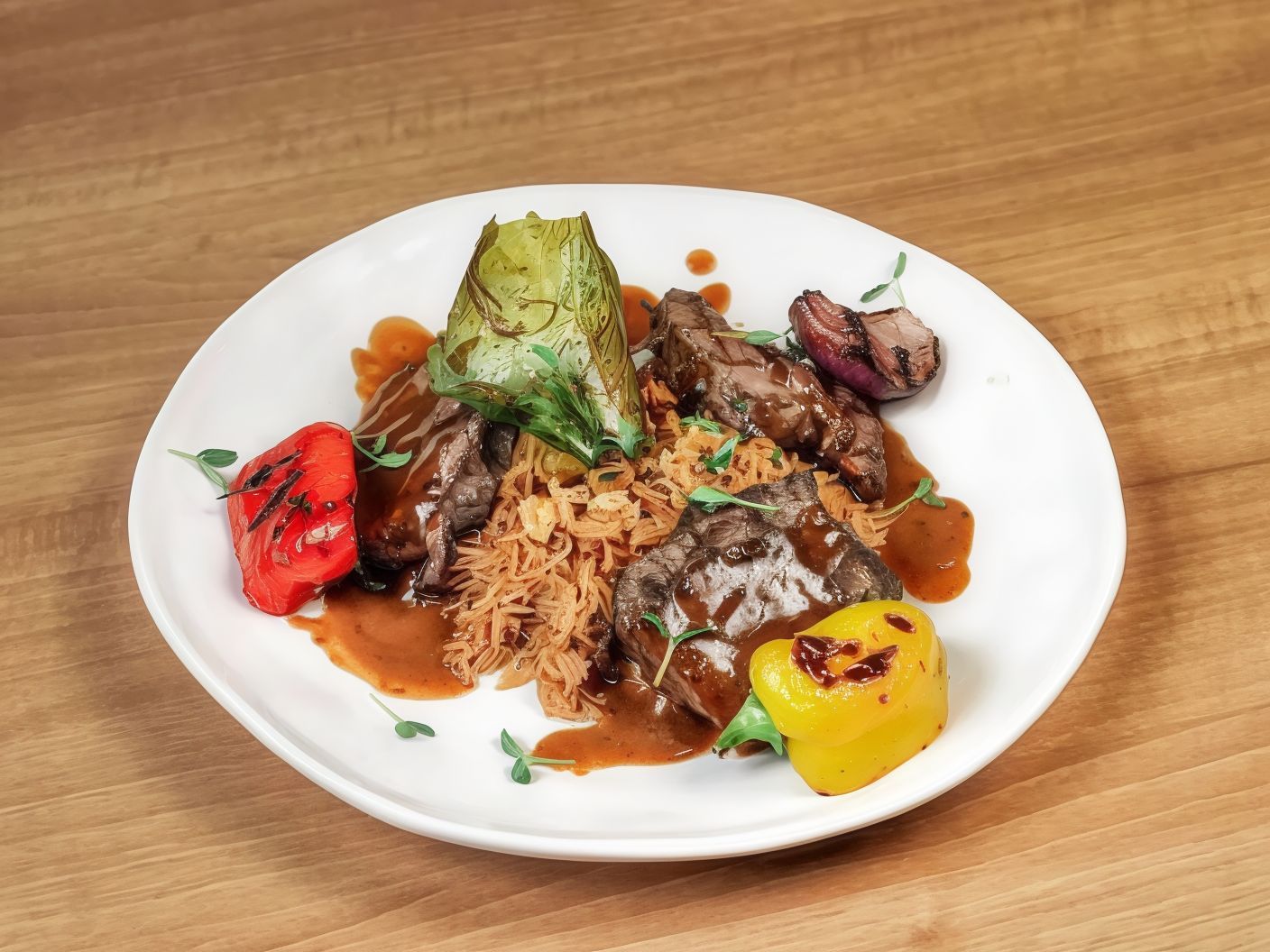 Grilled beef fillet