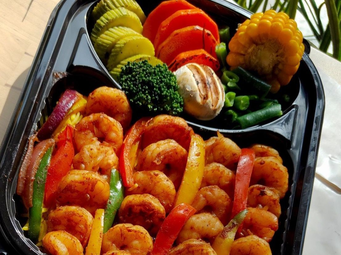 High Protein - Shrimp Meal - 593 Cal