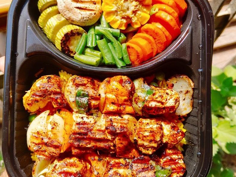High Protein - Shish Tawook Meal- 583 Cal