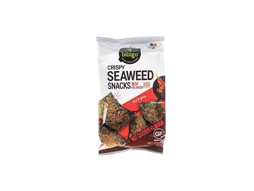 Bibigo Crispy Seaweed Snacks Hot Chicken Flavour 5g