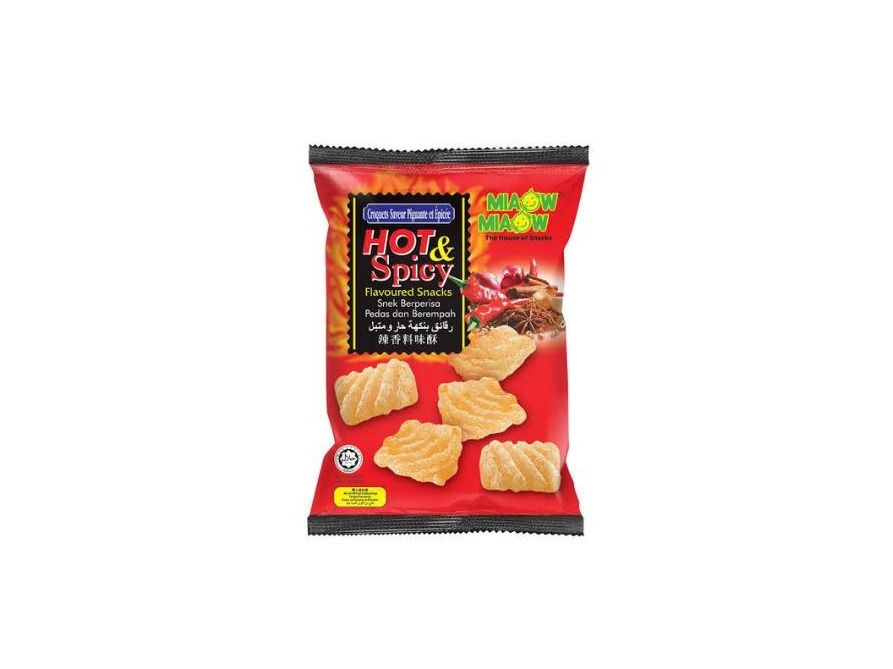 Miaow Miaow Chips Hot & Spicy 60G