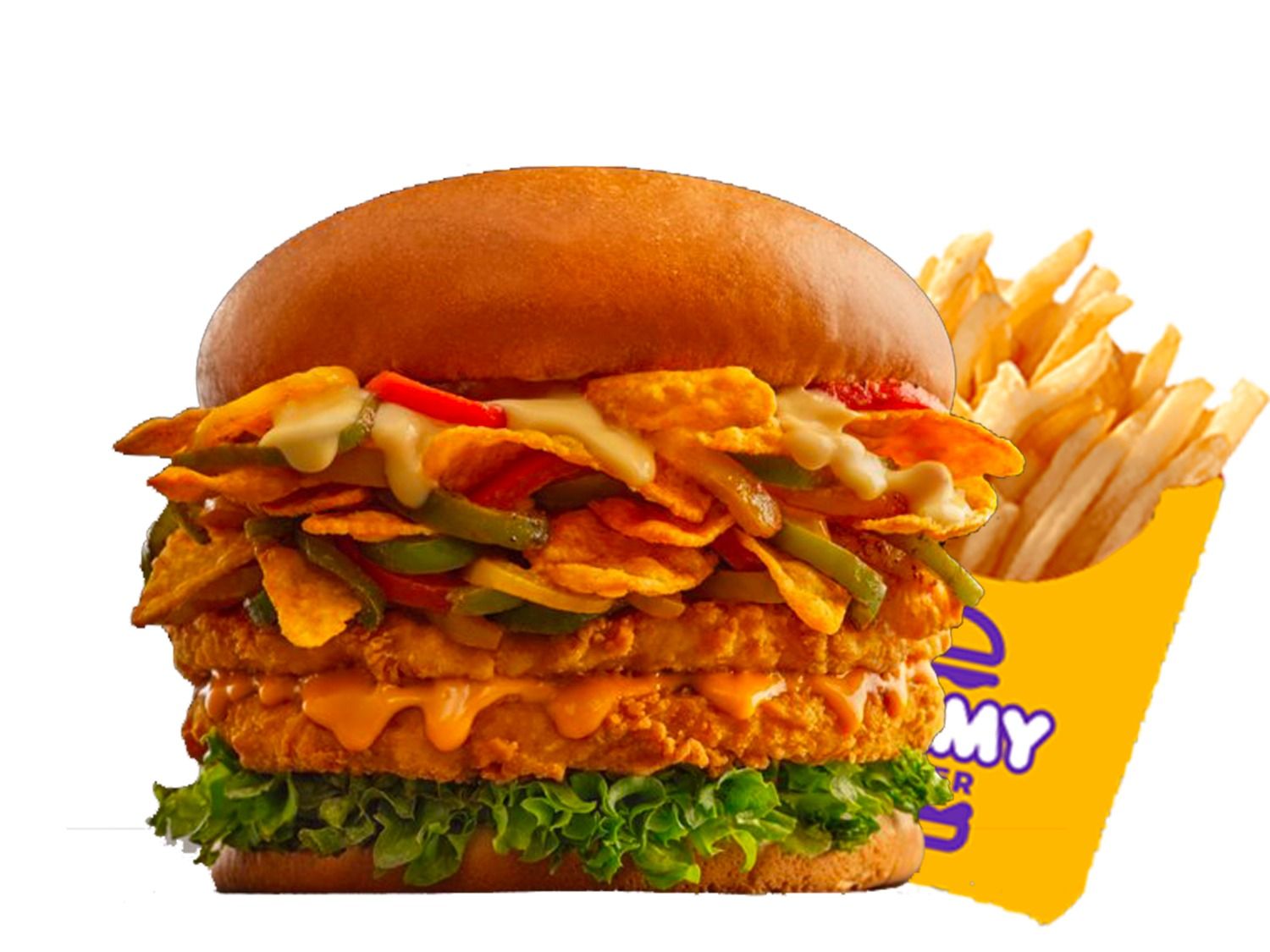Yummy Hot Max Chicken Burger