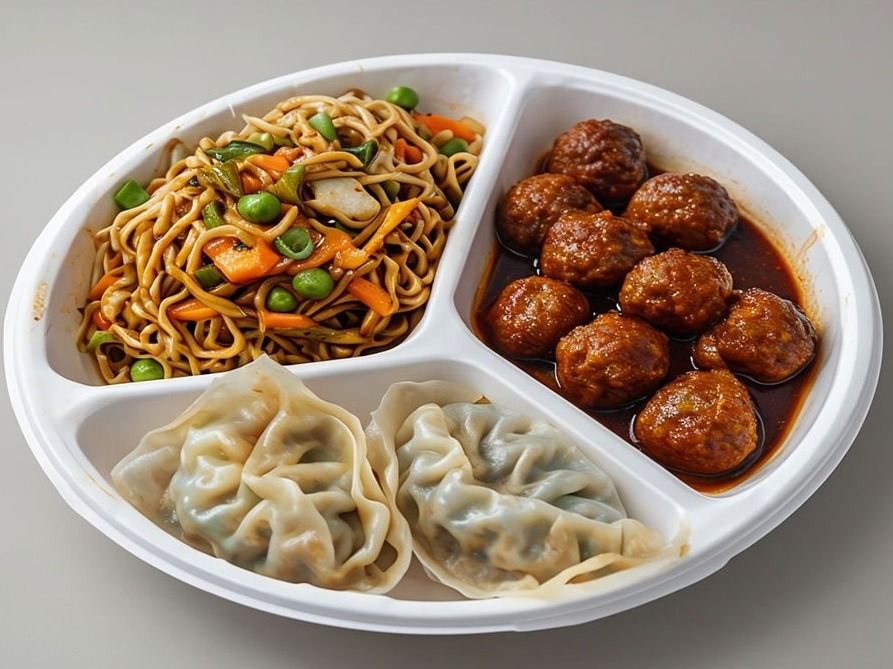 Double Fried Noodles With Meat