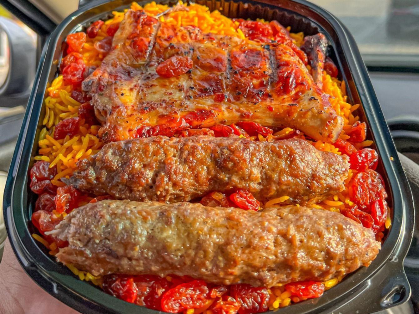 Quarter chicken meal + eighth kofta