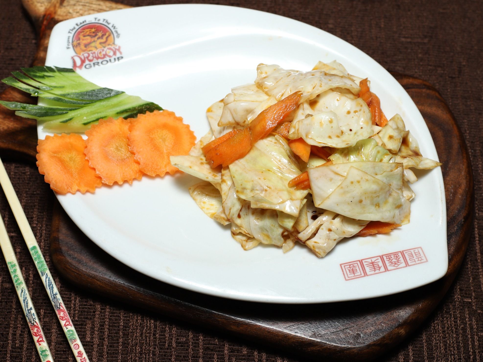 V07- Cabbage With Sweet And Sour Soy In Chinese Style