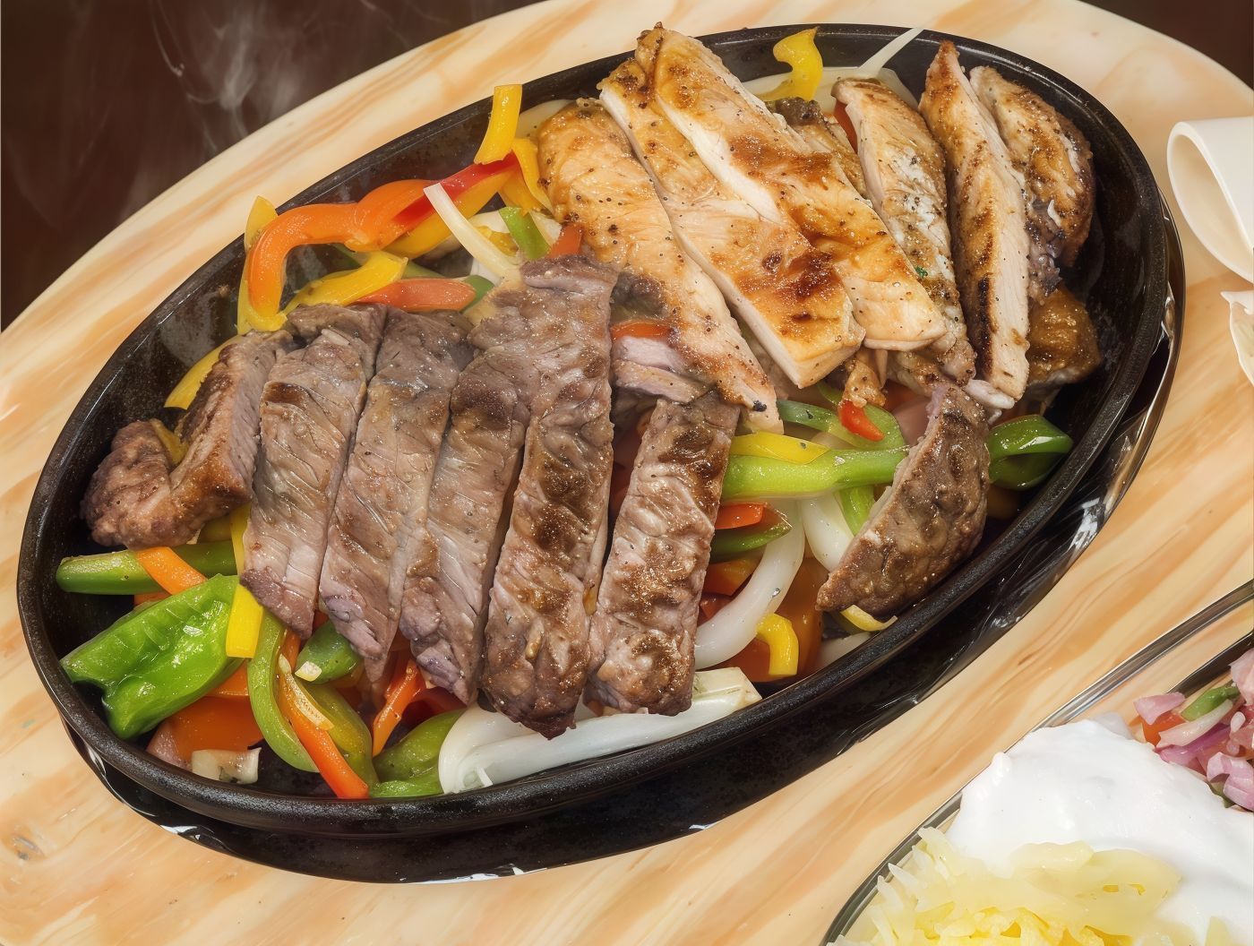 Mix Chicken And Beef Fajita