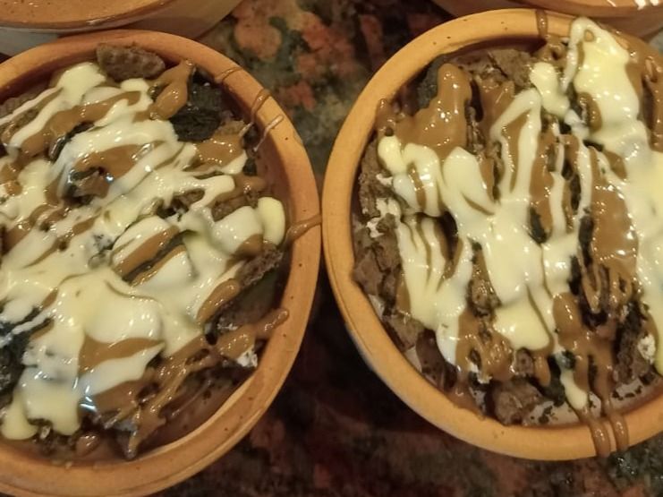 Large Nutella Chocolate Casserole And Medium Nutella Chocolate Casserole