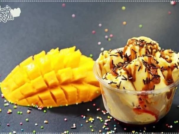 Mango With Twinkies Ice Cream Roll
