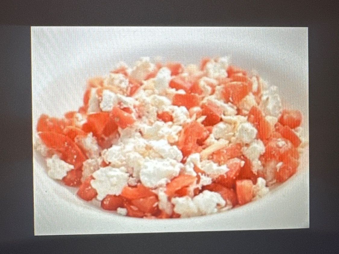 Feta Cheese With Tomatoes Sandwich