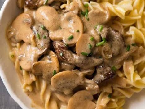Beef Stroganoff Pasta