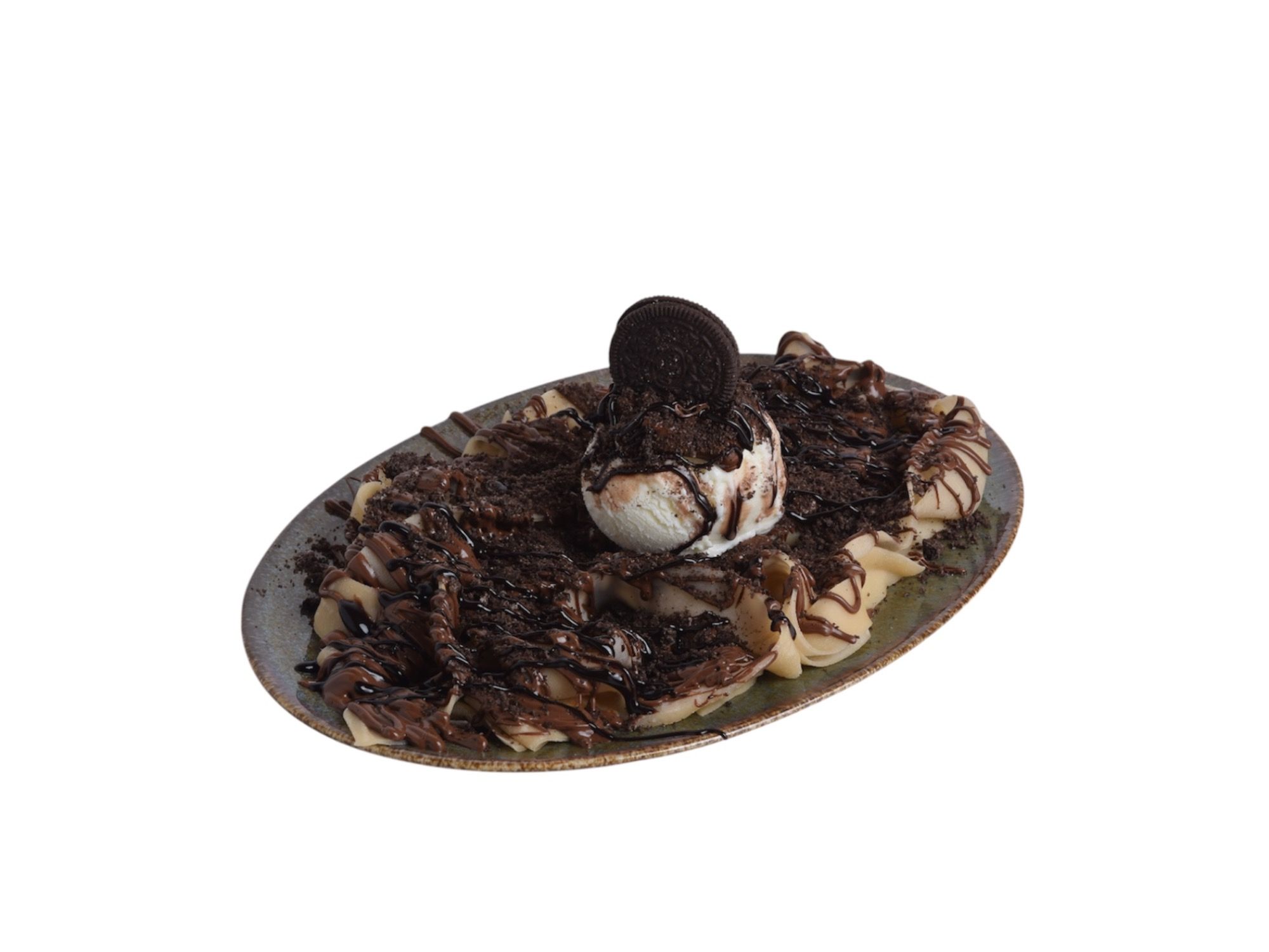 Nutella Fettuccine Oreo Crepe