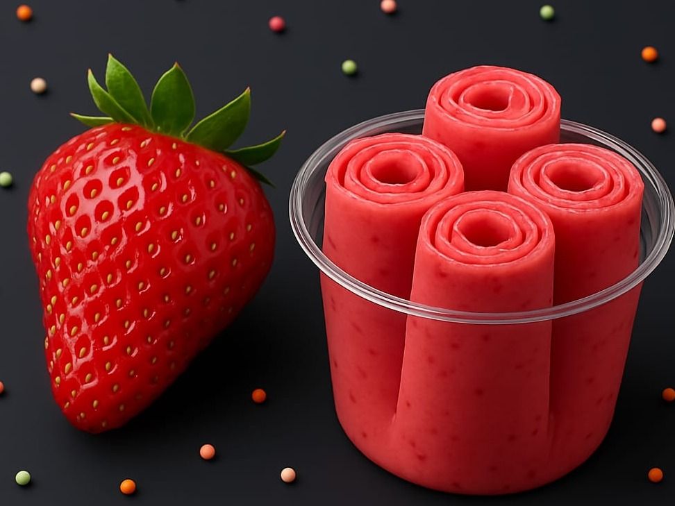 Strawberry Ice Cream Roll