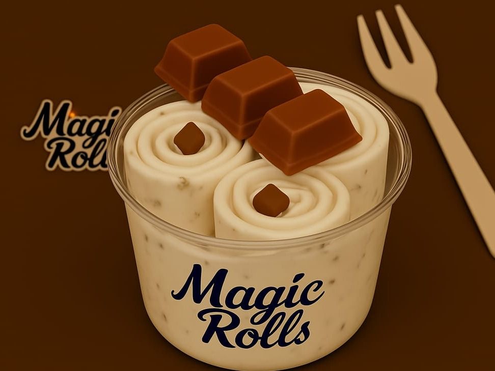 Galaxy Chocolate Ice Cream Roll