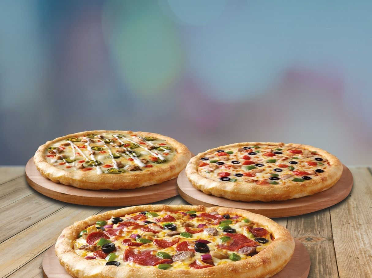 Three Medium And Save More. Choose From Paprika, Pepperoni Laver, Super Supreme, Quattro Fromage Bbq, Milano And Chicken Supreme.