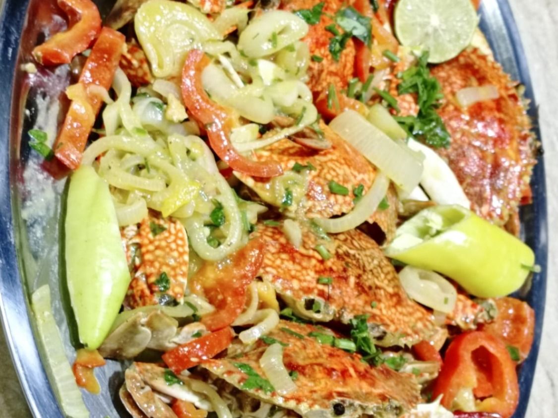Crap With Mixture Dish