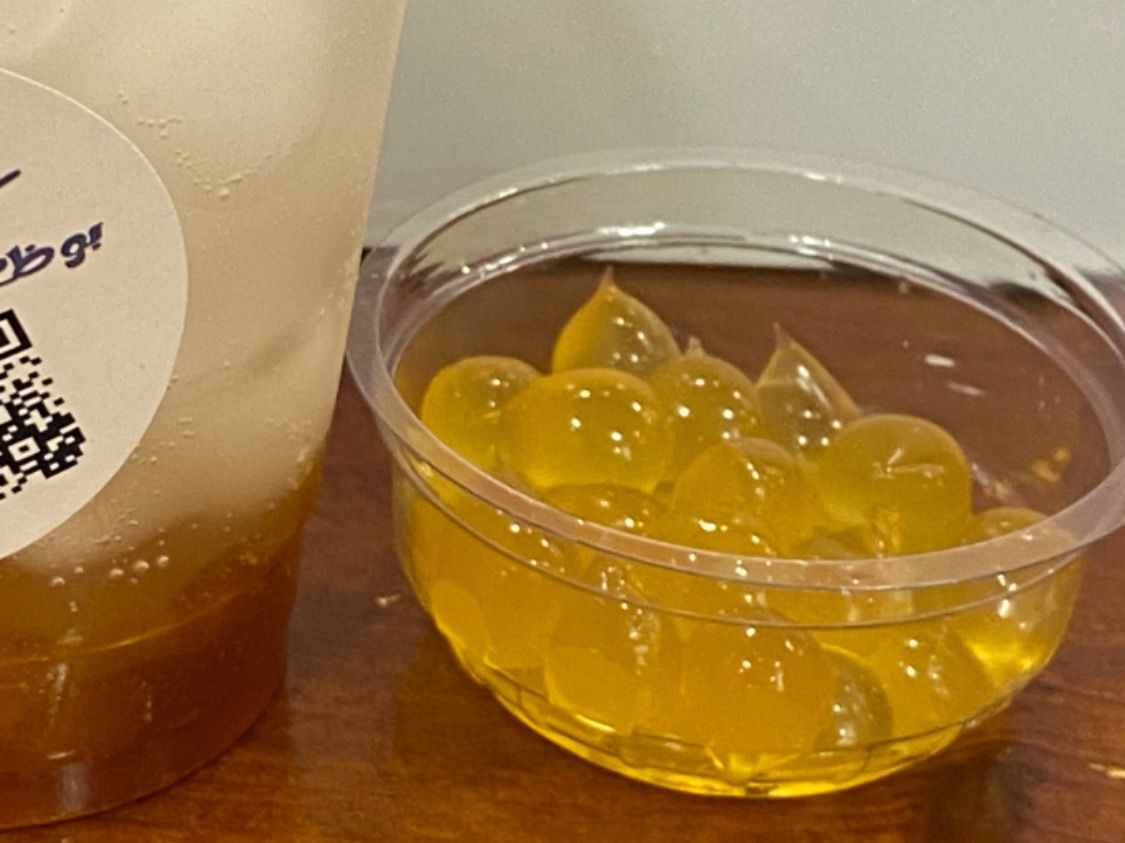 Passion Fruit Boba Soda