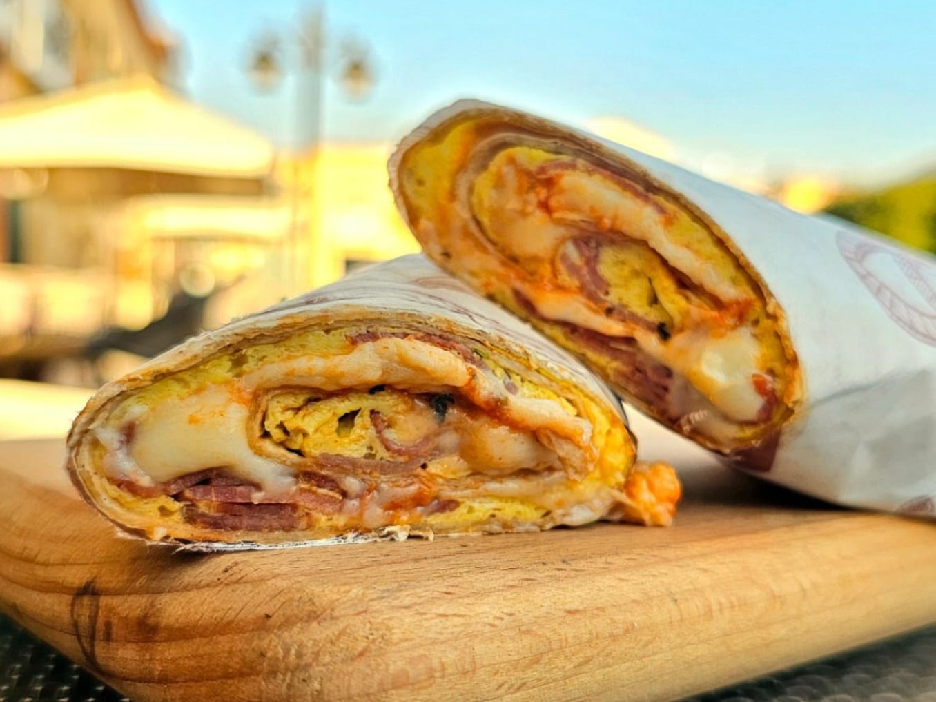 Roast Beef & Egg Power Wrap