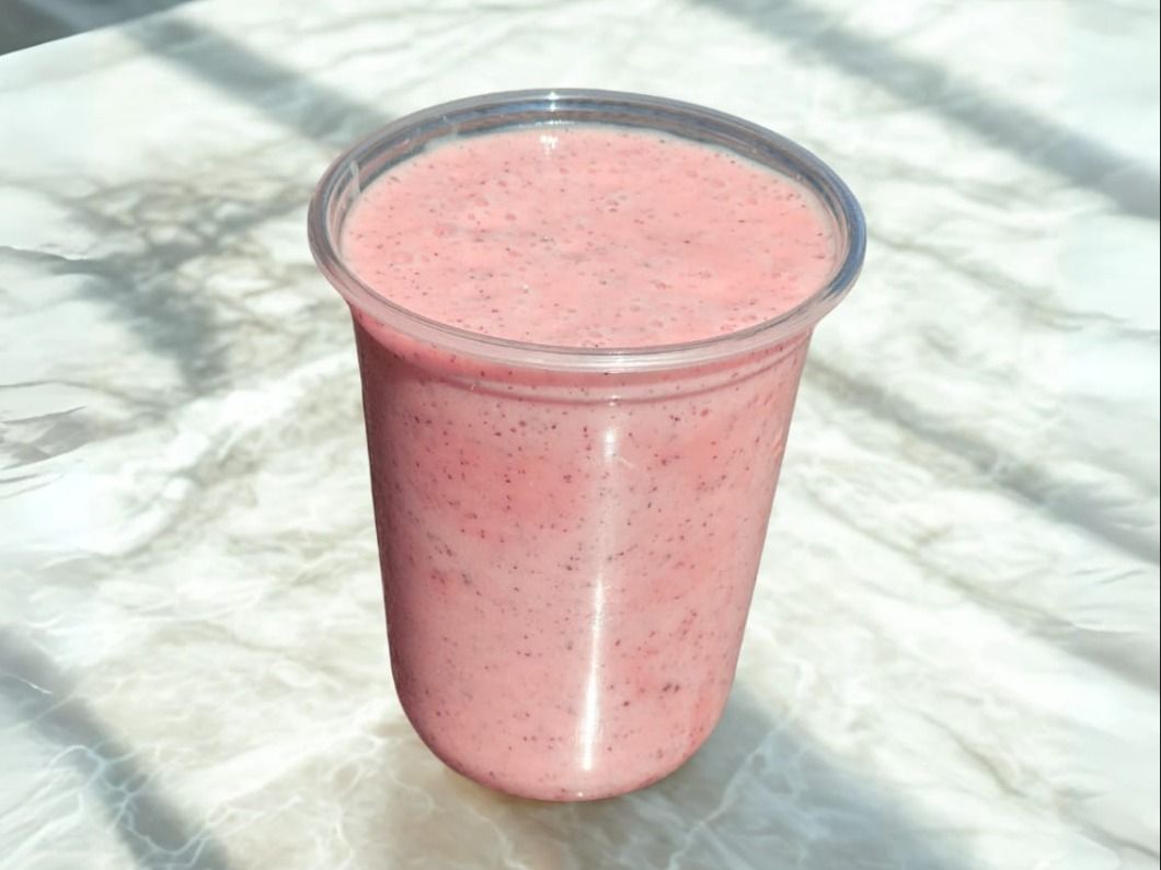 Strawberry Chia Protein Shake