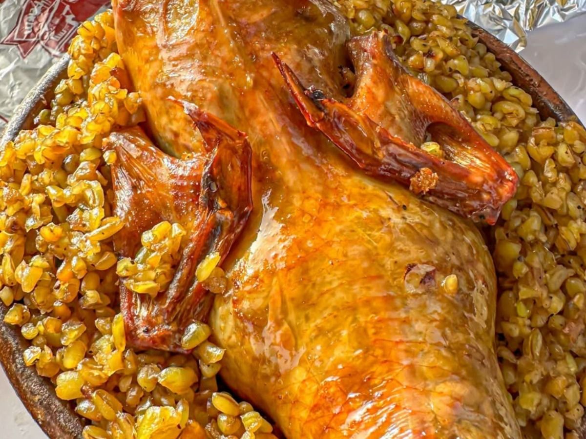 Stuffed Pigeon with Freek