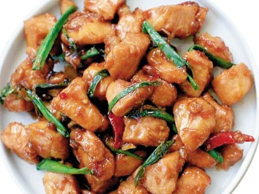 Add Grilled Chicken Pieces