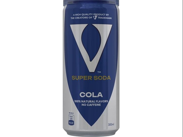 V Cola Can Soft Drink