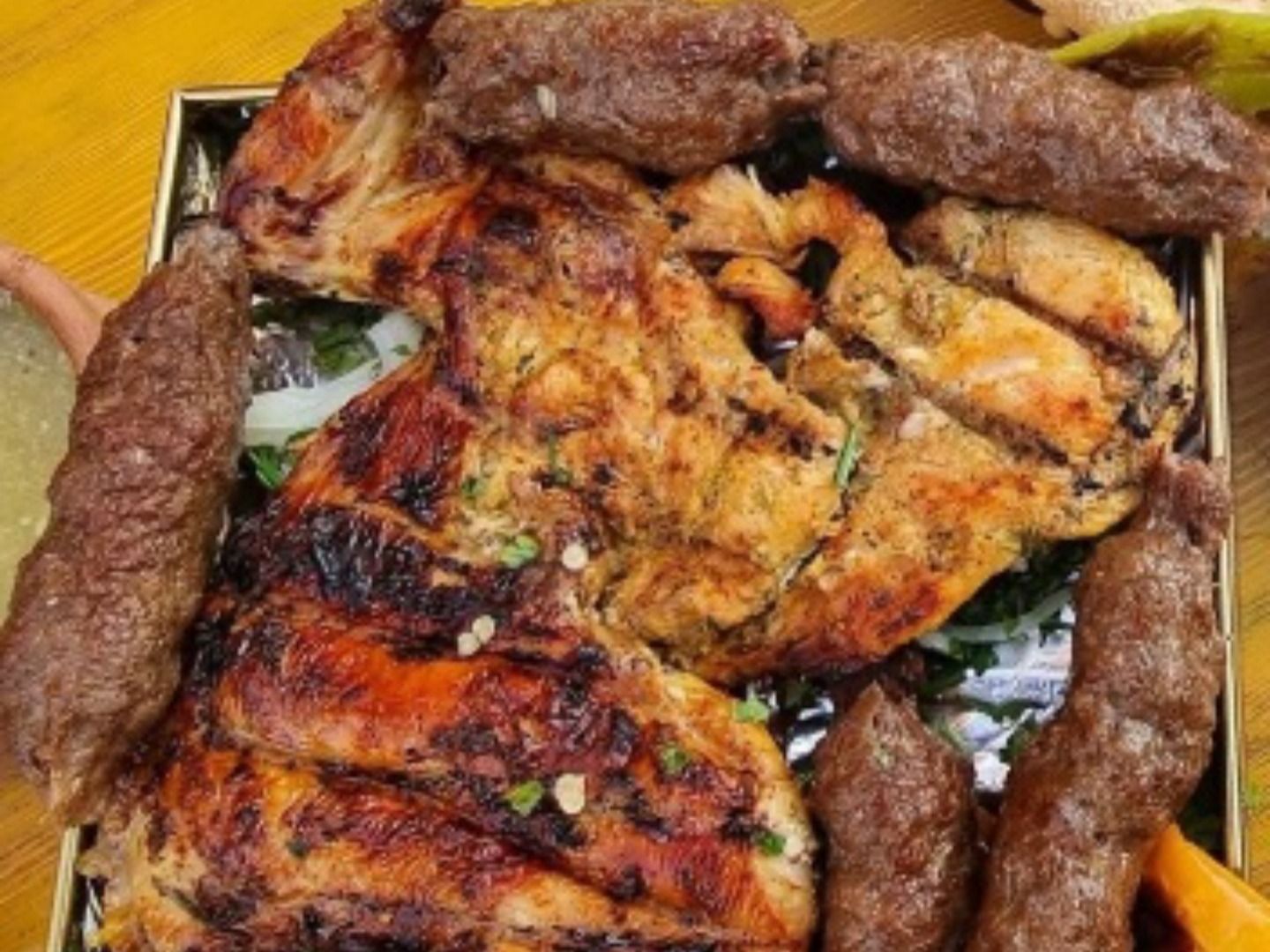 1/2 Grilled Chicken With 1/4 Grilled Kofta El Mamlaka Grilled