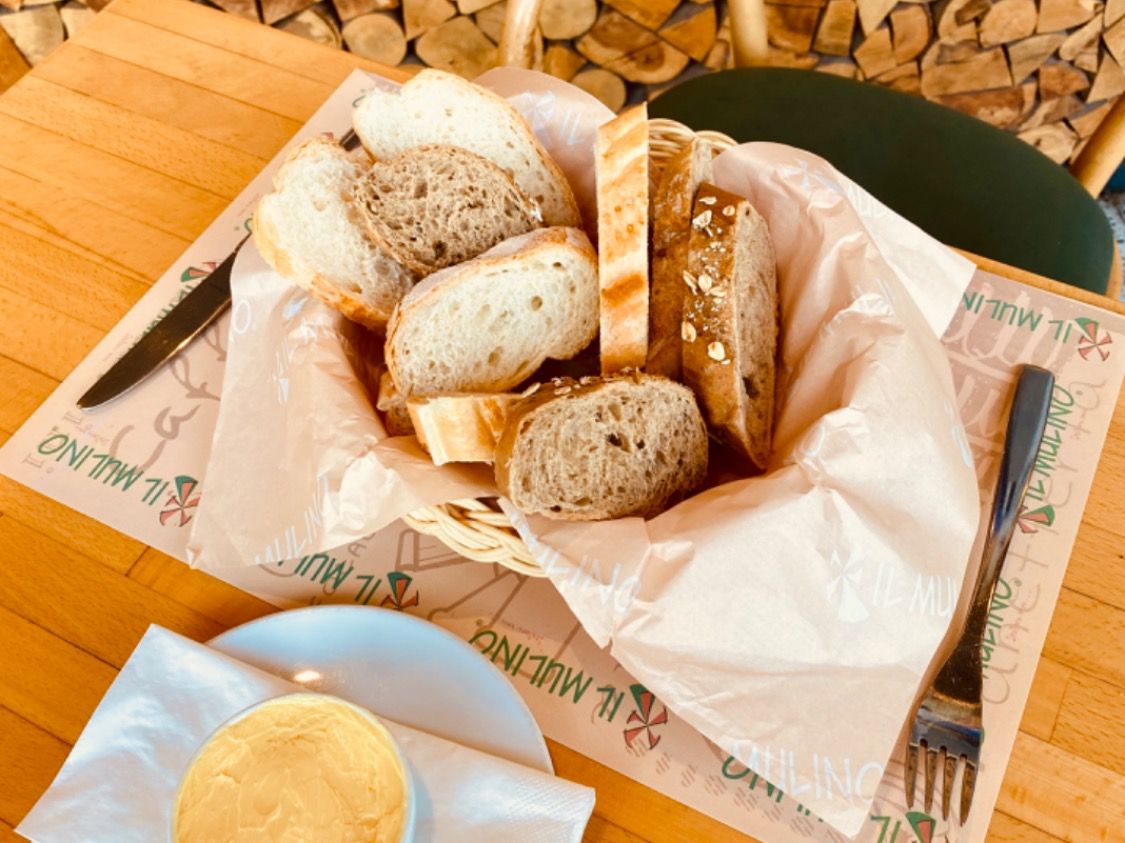 Bread Basket with Honey