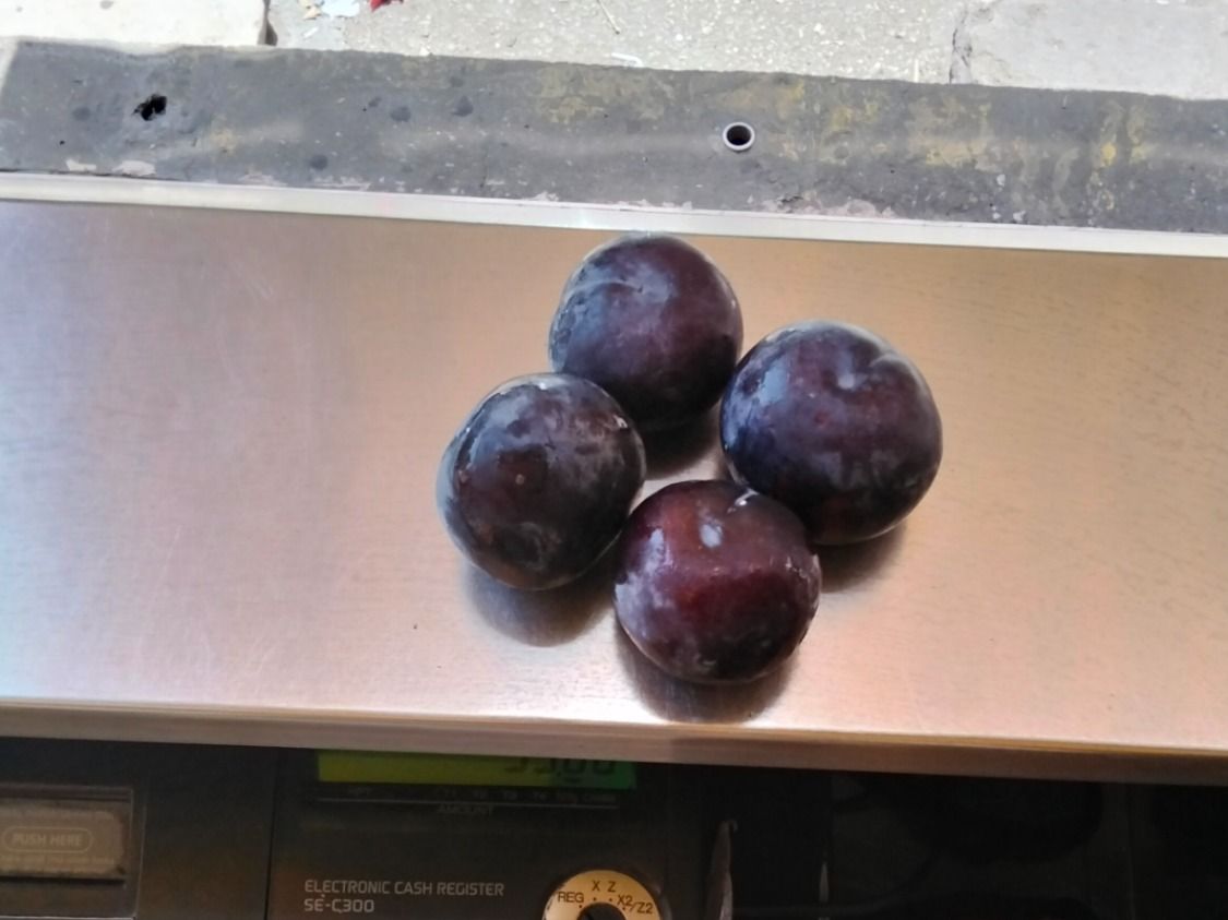 Plum pieces