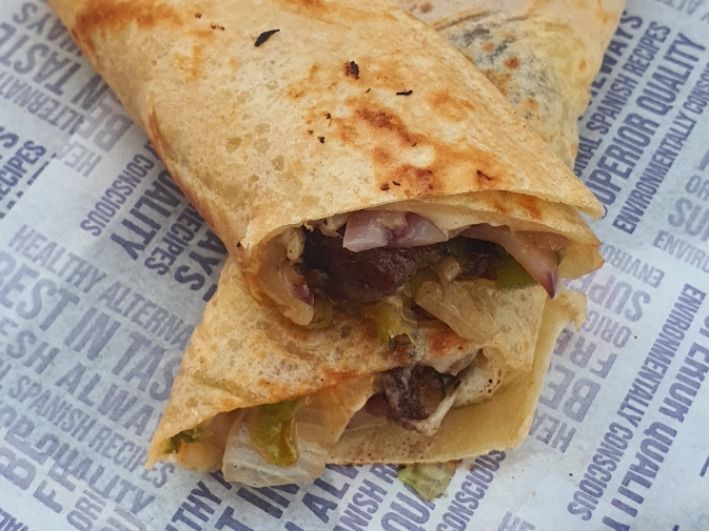 Kofta And French Fries Roll