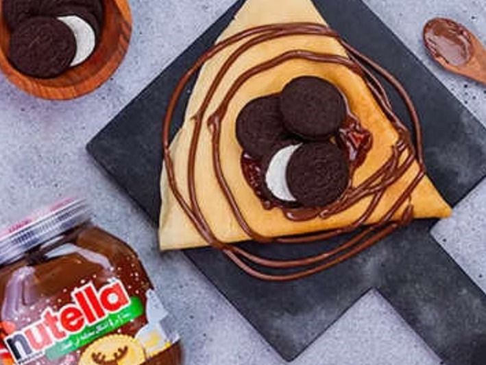 Nutella Chocolate With Oreo Crepe