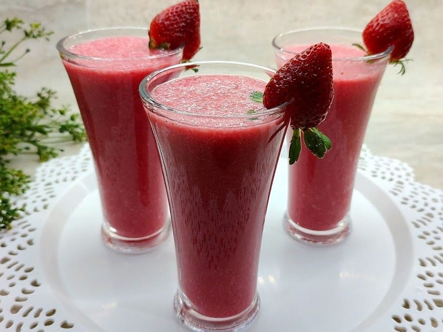 Fresh Strawberry Juice