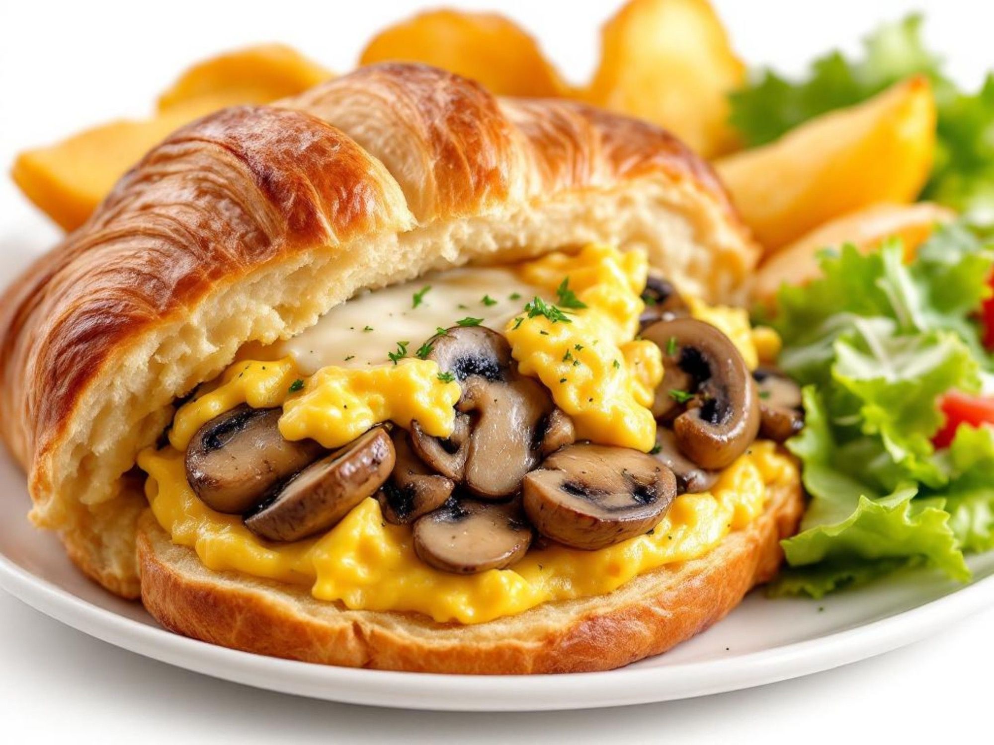 Scrambled Eggs Croissant