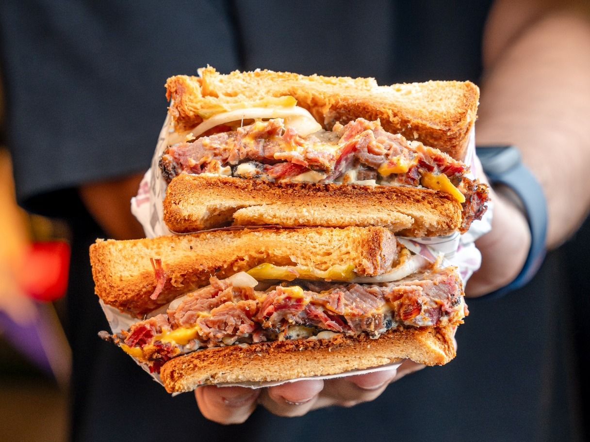 Grilled Cheese Brisket Sandwich
