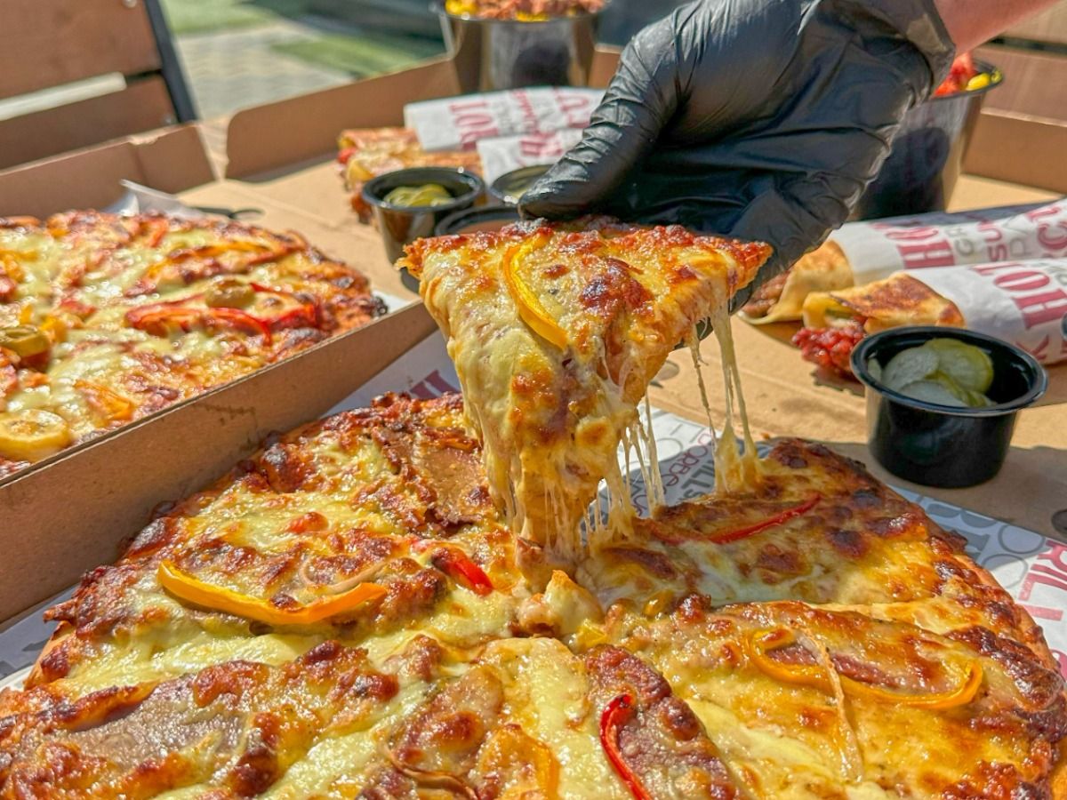 Smokey Half N' Half Pizza