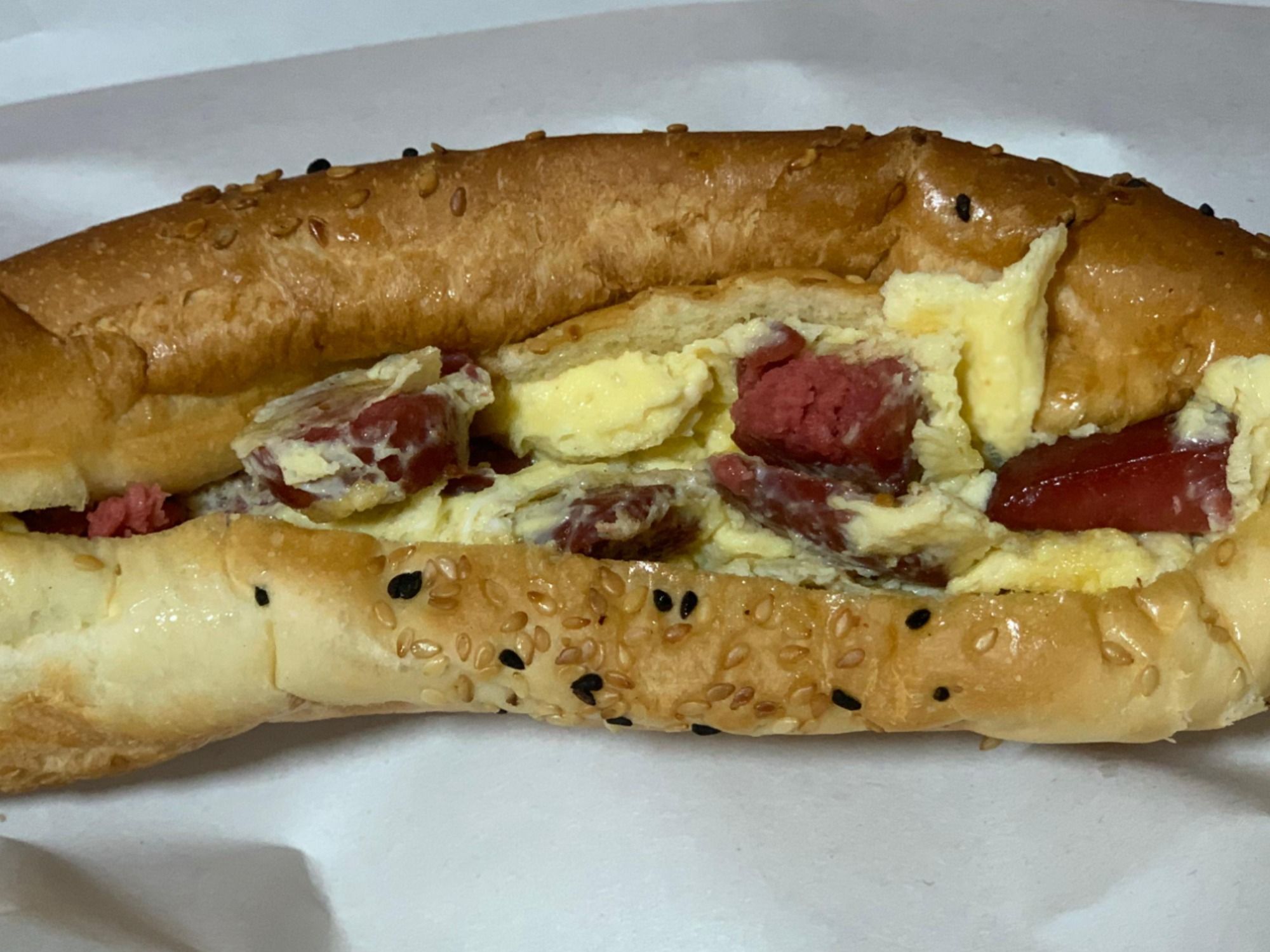 Sandwich Sausage Omelet Mohmr