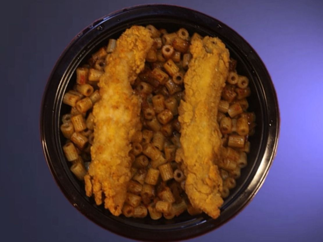 Strips sauce pasta