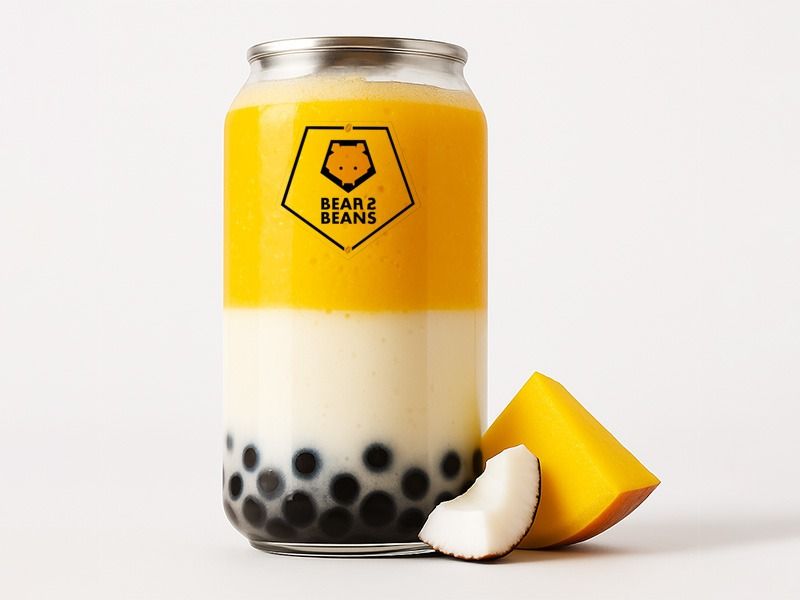 Mango Colada Boba Can 500ml